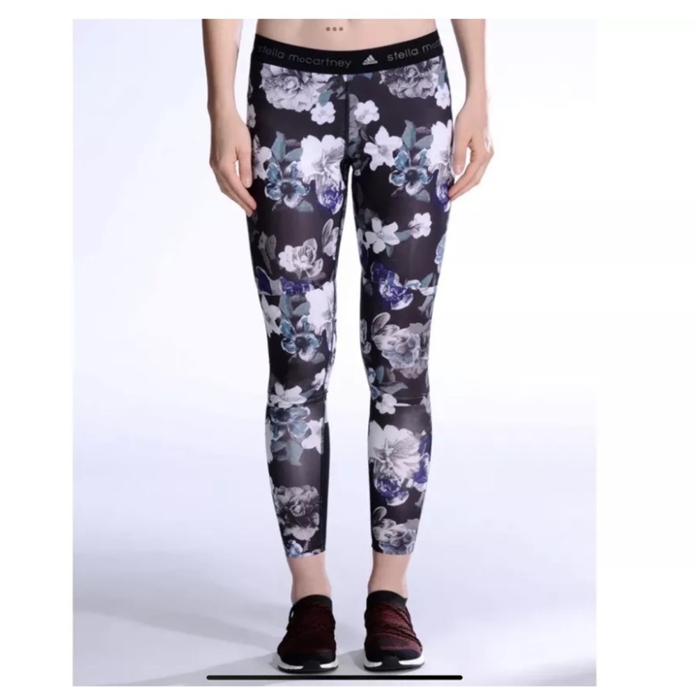 Stella McCartney x Adidas Floral Print Leggings size xs